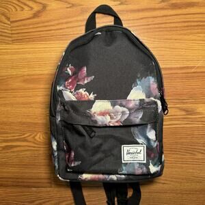 Herschel Supply Co Classic Mini Gothic Floral Backpack New NWT